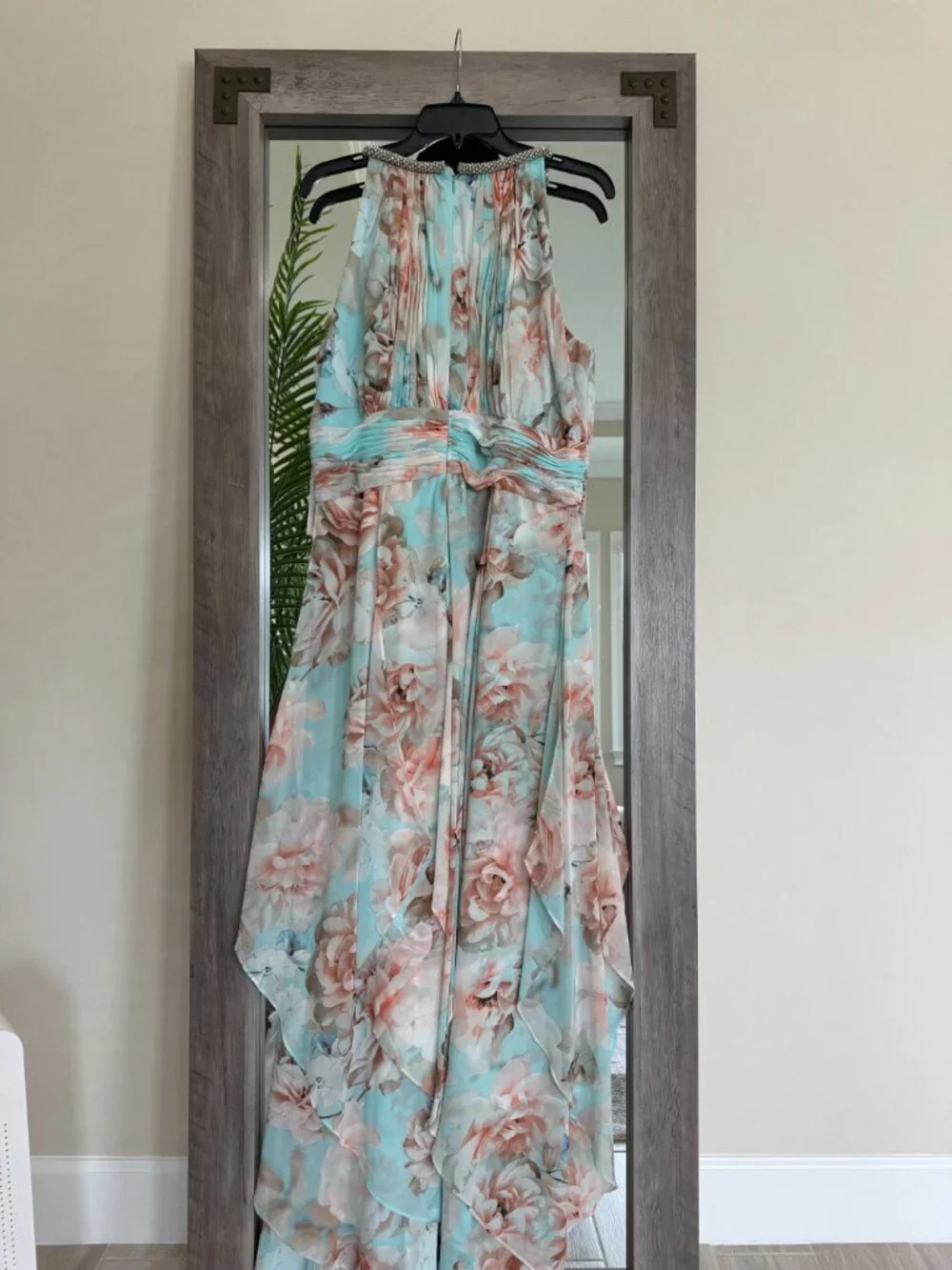 NWT Calvin Klein Size 16 Floral Maxi Dress - Picture 7 of 10